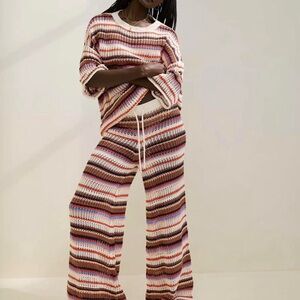 Aerie Multicolor Striped Knit SET